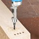 thumbnail image 1 of Two-Pack Square Hole Drill Bit Adapter Drill Bit Holder Professional Accessory Adapter Mortise Drill Bit for Hand Drill, 1 of 5