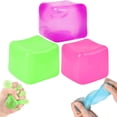 thumbnail image 1 of Cubo de hielo azurfórico Squishy Stress Cube Toy para aliviar la ansiedad, 1 of 8