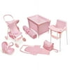 5 Pc Doll Play Set With Playpen