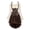 613Brown, variant on Corset Underbust Basques and Bustier Lace Steampunk Pirate Costume Gothic Brown S