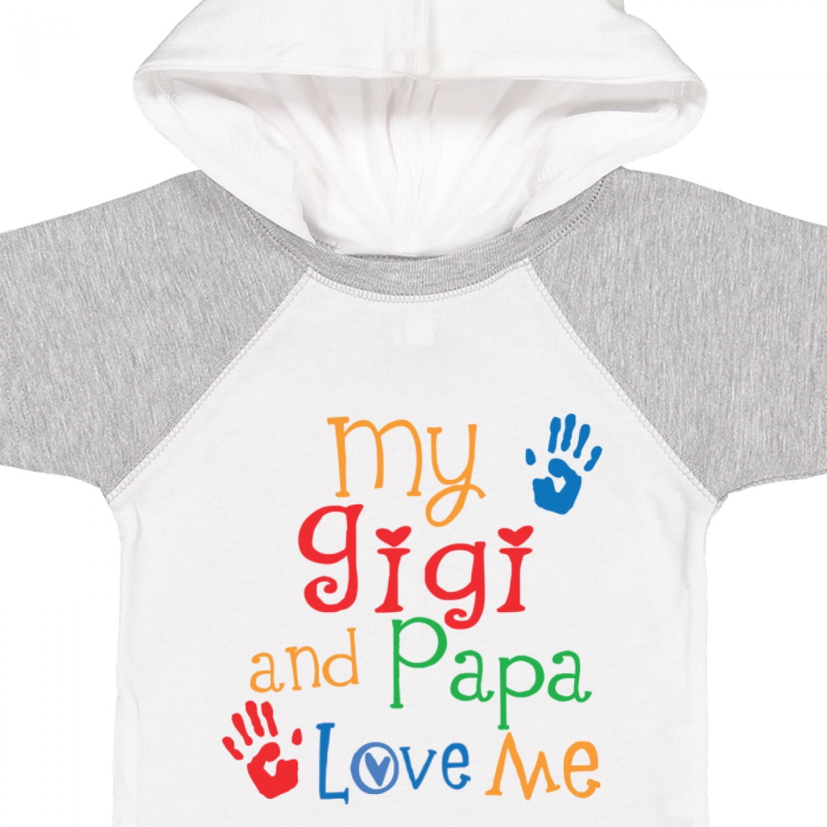Inktastic Gigi and Papa Love Me Grandkids Boys or Girls Baby Bodysuit