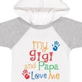 thumbnail image 4 of Inktastic Gigi and Papa Love Me Grandkids Boys or Girls Baby Bodysuit, 4 of 5