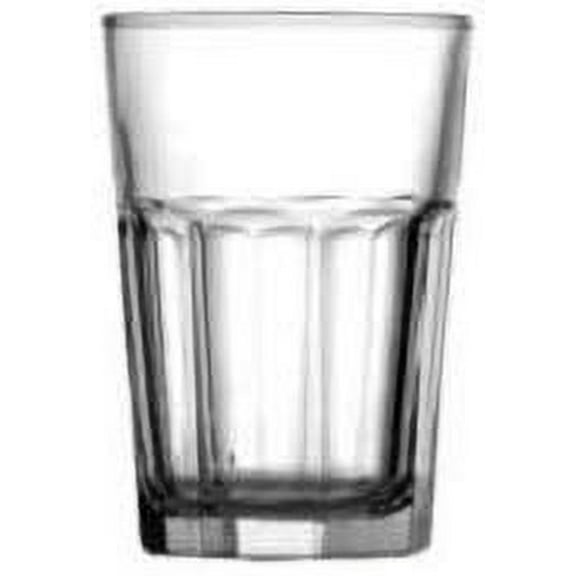 Madison - 11.75 Ounce Drinking Glasses | For Water, Juice, Soda, etc. – Thick and Durable Glass – Dishwasher Safe – Set of 6 Large Clear Glass Tumblers – 3.4” x 4.9”