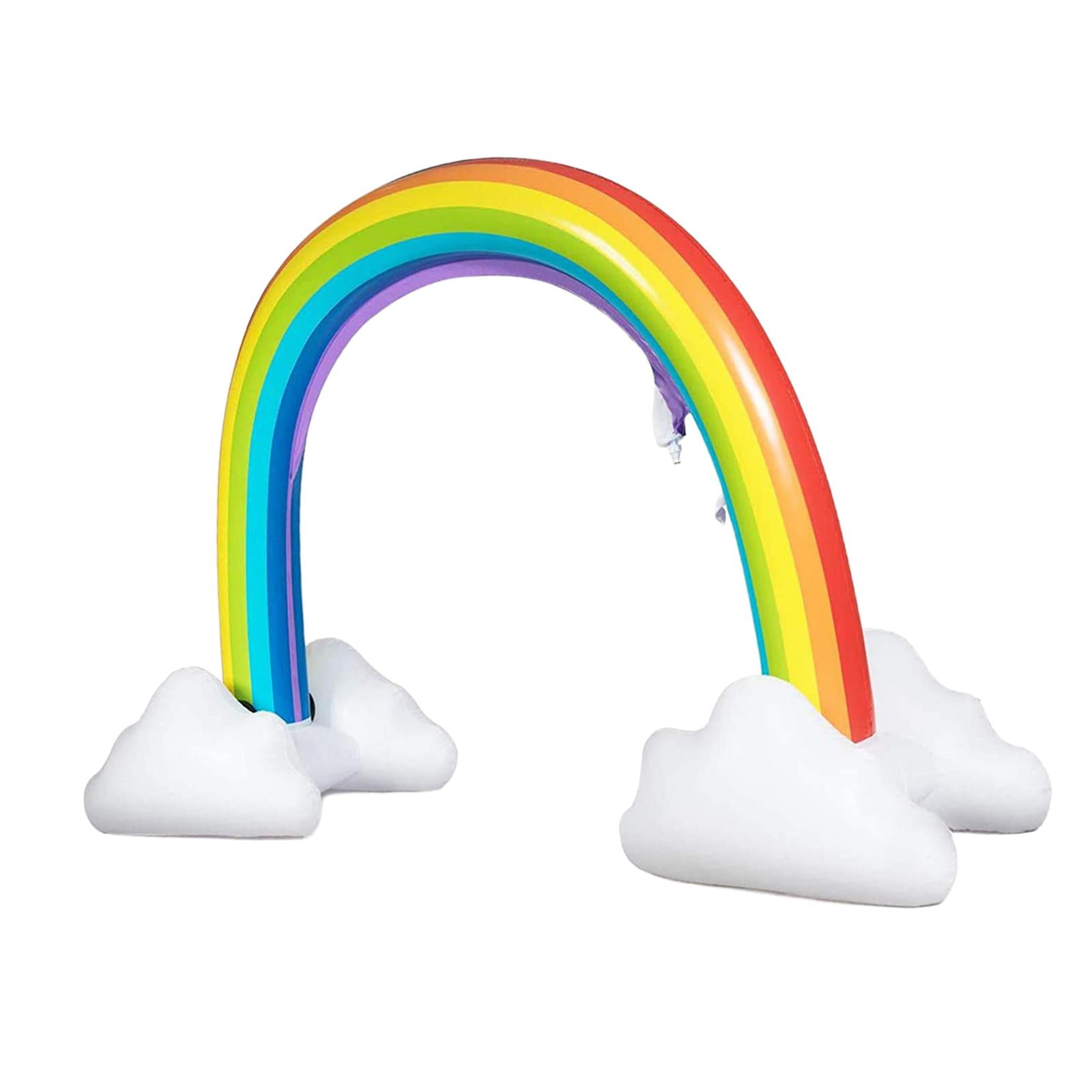 Colaxi rainbow arch inflatable water sprinkler - \' swimming and