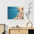 thumbnail image 6 of Naloa Shells and Starfish Print Canvas Bathroom Wall Art,Bathroom Wall Art Decoration, Canvas Poster Prints,Decorative Paintings for Living Room, Bathroom, Kids Room, 6 of 6