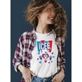 thumbnail image 2 of Polar-Bear ICEE Love - Adorable Cool Heart Graphic Women's T-shirt, 2 of 4