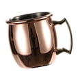 thumbnail image 4 of Mini vaso tipo mula de Moscú de una sola capa de acero inoxidable, 4 Uds., vaso de cóctel ligero con martillo que mantiene los cócteles fríos por más tiempo, 60ml, 4 of 6