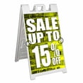 thumbnail image 1 of Sale Up To 15 Percent Off (24" X 36") Deluxe A-Frame Signicade, Includes 2 Removable Panels & Stand, 1 of 4