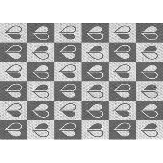 Ahgly Company Tapis d'Intérieur Lavables en Machine Rectangle Transitionnel Gris Frêne, 4' x 6'