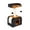 Black, variant on Prevue Pet Products Kitty Power Paws Shag Hideaway Cat Tree 7304