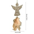 thumbnail image 3 of Gold Feathers Powder Ornament For Plastic Christmas Tree, 3 of 6