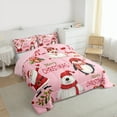 thumbnail image 3 of Castle Fairy 2-Piece Twin Size Comforter Set, Santa Snowman and Bear Christmas Print, 3 of 8