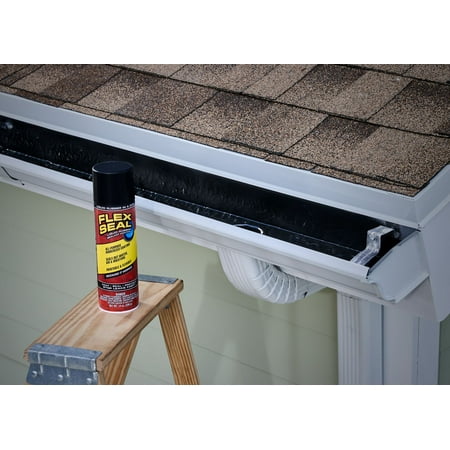 Flex Seal Automotive Aerosol Liquid Rubber Sealant Coating, 14 oz, Black