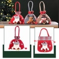 thumbnail image 3 of 3 Pcs Christmas Gift Doll Bags With Drawstring, Reusable Santa Gifts Bags With Drawstring Santa Claus Snowman Elk, 3 of 10