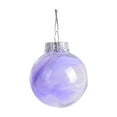 thumbnail image 2 of Coollooc Christmas Balls, 6 inch Christmas Ornaments, Decorative Hanging Decorations, Quality Plastic, Shaped Pendant Appearance, Suitable for Tree Ornaments, Windows, Wedding Parties(Purple), 2 of 7
