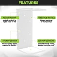 thumbnail image 3 of Soporte de pared HideIt para Xbox Series X White Steel, 3 of 5