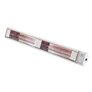 SunWave 3000-Watt Infrared Patio Heater MUS1522 with Tungsten Ultra Quartz Low Glare with Remote Control and 3 Power Levels, 11,028 BTU - White