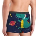 thumbnail image 5 of Junzan Dinosau Space Explorer Mens Underwear Boxer Briefs For Men’s - Small, 5 of 9