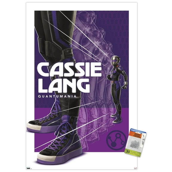 Marvel Ant-Man And The Wasp: Quantumania - Cassie Lang Wall Poster with Pushpins, 22.375" x 34"