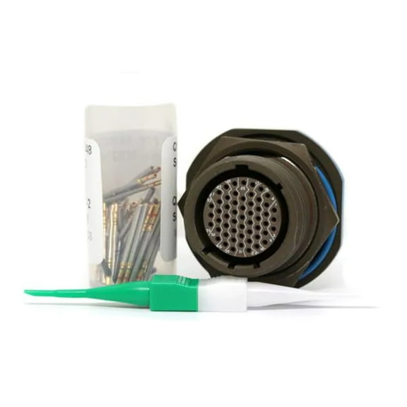 D38999/24WJ35SA Circular Connector Receptacle 128 Position Female Sockets Crimp JD38999/24WJ35SA