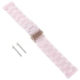 thumbnail image 2 of Pink Resin Watch Band Replacement Strap for Watch Highend Quality Comfortable and Safe to Wear 22mm, 2 of 3