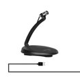 thumbnail image 1 of Condensador portátil Sonido Clip de corbata de escritorio 3.5 mm Micrófono Chat PC Computadora portátil Grabadora de voz USB Soporte Micrófono Jumpingount EL0362-00, 1 of 2