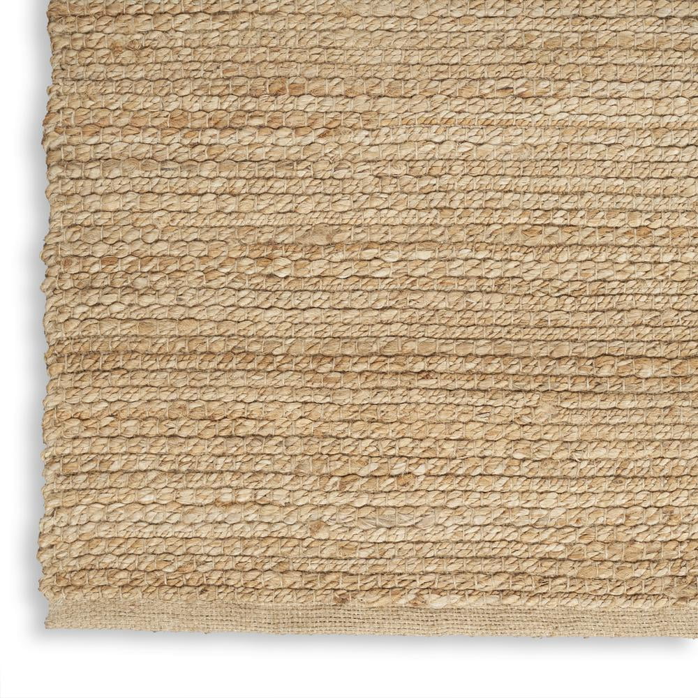 Nourison Natural Jute Solid Natural 4' x 6' Area Rug (4x6)