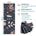 thumbnail image 2 of Pioneer Flower Floral Print Pattern Hot Yoga Mat Towel Non Slip for Hot Yoga - Quick-Drying Yoga Mat Cover with 4 Corner Pockets with Travel Bag - Hot Yoga Towel Non Slip 70"x26", 2 of 6