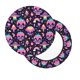 thumbnail image 2 of Balery cartoon Skull rainbow space Fundas de asiento para taburete de bar redondo de tela de terciopelo ajustables que protegen de arañazos y manchas para sillas de 14 a 17 pulgadas.-13 inch, 2 of 7