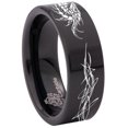 thumbnail image 6 of Abstract Dragon Tungsten Carbide Ring, 6 of 9