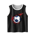 thumbnail image 3 of Eltusu Boys Cotton Tank Tops, Sleeveless Sports Crew Neck Relaxed Fit Workout Tops Black Size 10-12 T, 3 of 4