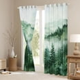 thumbnail image 3 of Manfei Tree Print Black Out Curtains for Teens Boys Girls,Botanical Theme Curtains Pack of 2 (42x63 Each),Jungle Plants Bedroom Curtains,Luxury Bedroom Decor, 3 of 6