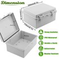 thumbnail image 3 of Caja de Conexiones Sunnyglade de Plástico ABS Impermeable IP65 400x300x180mm, 3 of 6
