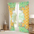 thumbnail image 3 of Erosebridal Mint & Purple Dripping Waffle Green Baseball & Bat Logo Graphic Blackout Curtains Set of 2 (52x84 Each), Sport Graphic Window Curtains for Boys And Girls Kids,Lightweight Room Decor, 3 of 6