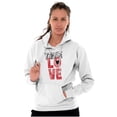 thumbnail image 5 of True Love Romantic Valentines Day Hoodie Sweatshirt Women Brisco Brands L, 5 of 6