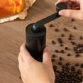 thumbnail image 4 of 1 Pcs Hand Crank Coffee Grinder Manual Portable Coffee Machine for French Press Turkish Coffee, Adjustable Grinding, Plastic Body, 19g Bean Capacity, Travel Camping Outdoor Use, No Battery Needed, 4 of 8
