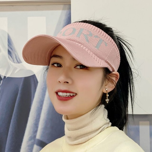 Sombrero de verano para mujer, sombrero de copa vacío, sombrero de protección solar coreano, gorra con visera deportiva, gorra de béisbol para exteriores