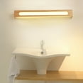 thumbnail image 3 of TABLZONE 1 Set Bath Light Light Brown Rustic Vanity Light Fog Proof Bathroom Home Interior Decoration, 3 of 8