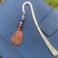 thumbnail image 4 of Mashaouyo ClearanceRetro Metal Bookmark, Star Sun and Moon Bookmark, Seven Chakra Crystal Healing Stone Crystal Beads and Natural Crystal Original Stone Pendant One Size Multi-Color, 4 of 9