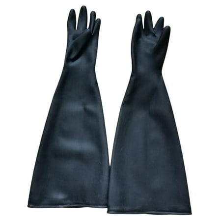 

Latex Gloves Resistant Rubber PPE Industrial Safety Work Protective Long Gloves Heavy Duty Gloves Resist Strong Alkali and Oil
