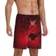 thumbnail image 2 of Balery Black Spider Web With Spiders Pantalones cortos de pijama de punto de algodón para hombre con cinturilla y bolsillos-XX-Large, 2 of 6