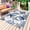 Blue, variant on Coastal Sea Turtles Outdoor Rug for Patio/Deck/Porch, Non-Slip Large Area Rug 6 x 9 Ft, Summer Coral Ocean Beach Gradient Blue Indoor Outdoor Rugs Washable Area Rugs, Camping Rug Carpet Runner