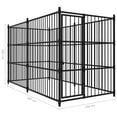 thumbnail image 5 of vidaXL Outdoor Dog Kennel 118.1"x59.1"x72.8", 5 of 6