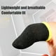thumbnail image 4 of Inteprter 2 uds. Guante para controlador de juegos, pantalla táctil, mangas elásticas antideslizantes, cubierta transpirable para las yemas de Videojuegos y accesorios Amarillo negro, 4 of 6