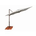 thumbnail image 4 of Simply Shade Parapluie Carré en Tissu avec Support de Barre Transversale en Bronze/naturel, 4 of 10
