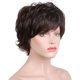 thumbnail image 2 of Nuevos productos en 2023,Peluca de pelo corto para mujer Flequillo Peluca de pelo humano natural, 2 of 4