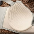 thumbnail image 4 of Seamless Bras for Women No Underwire Full Coverage Support No Steel Comfy Beautiful Back Daily Bras Everywear (36/80C, Beige), 4 of 6