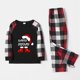 thumbnail image 2 of Pijamas familiares a juego de Navidad, diseño exclusivo, sombrero de Navidad, elfo, Santa, Negro, Rojo, conjunto de pijamas, 2 of 3