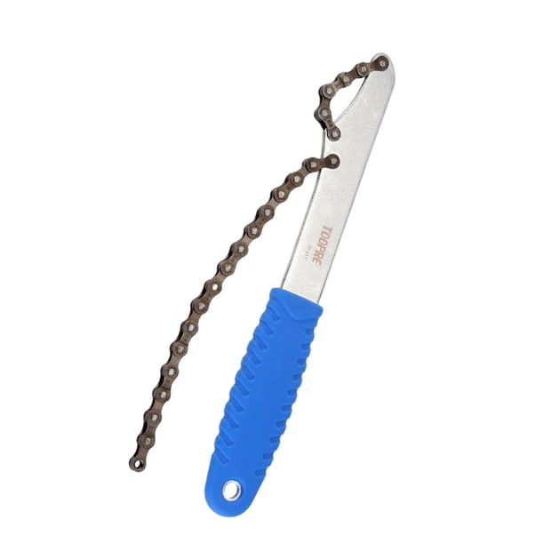 Extractor de rueda dentada de llave de volante con herramienta de extracción de cadena herramienta de de dispositivo de rueda de bloqueo , Azul DYNWAVEMX Retiro del casete de bicicleta