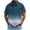 03# Navy, variant on IhhxPro Men's Gradient Collared Shirt with Button Detail Stretchable Short Sleeve Casual Tee for Men Slim Fit Lightweight Cotton Summer Top M-4XL